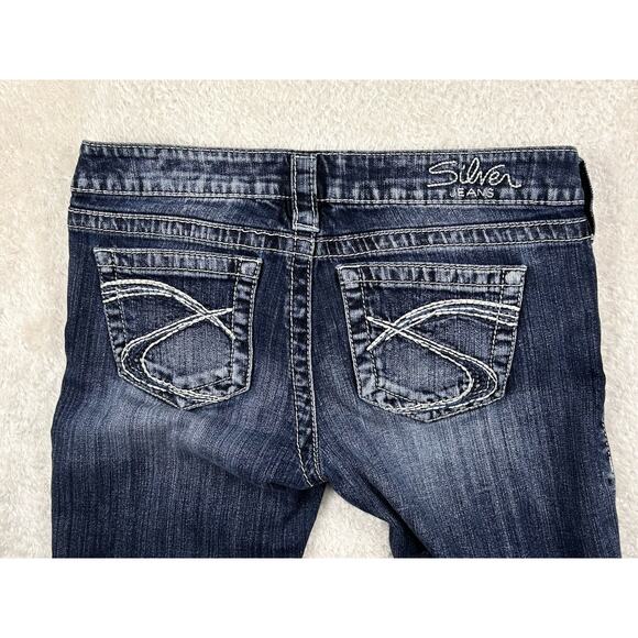 Silver Jeans Tuesday Bootcut Jeans Women's 29x33 Blue Denim Stretch - Picture 10 of 11